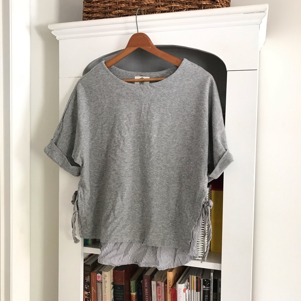 Anthropologie Lili’s Closet Layered Sweatshirt Top
